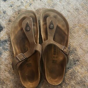 Birkenstock Tan Leather Sandals